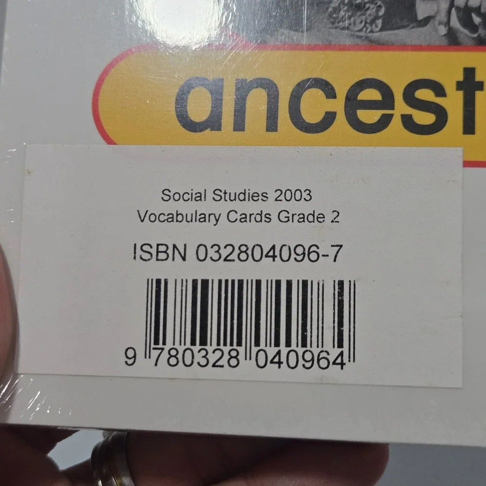 Scott Foresman Social Studies 2003 Vocabulary Cards Grade 2 Unit 2 NEW